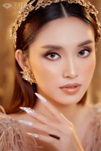 Layout makeup phong cách Thái Lan do makeup artist Hanna Nguyễn thực hiện