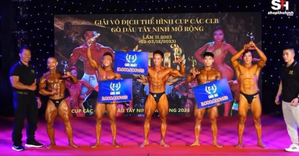 Phước Nhân là HCB Cup Tây Ninh mở rộng hạng cân 75 bodybuilding
