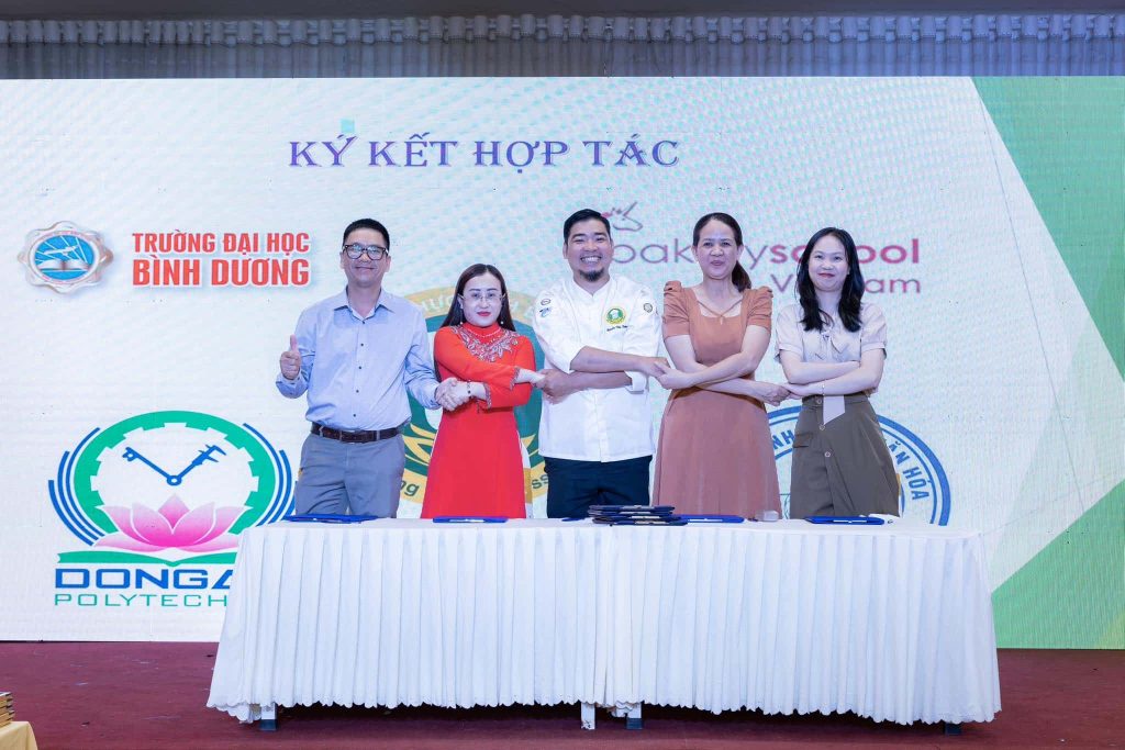  Chef Thông Nguyễn ký kết hợp tác với nhiều trường Đại học và các viện đào tạo