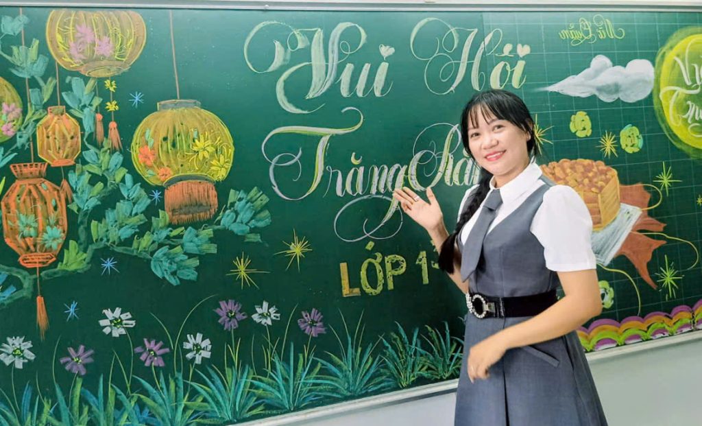 Cô giáo Nguyễn Ngô Nữ Quân – Người thắp sáng yêu thương từ những nét chữ đầu đời