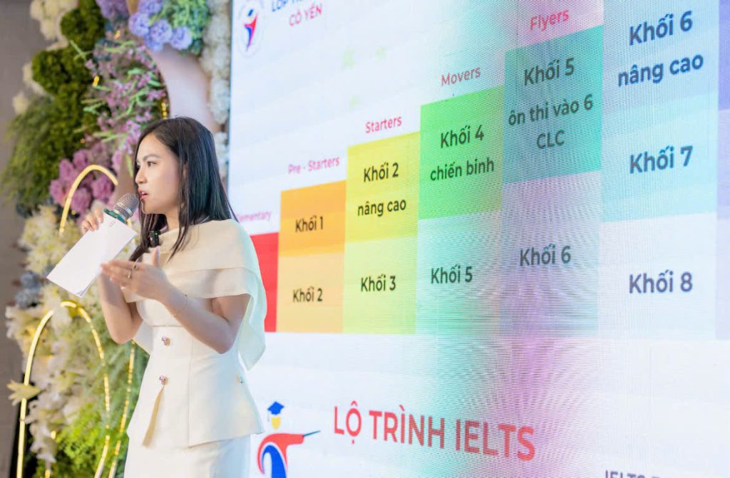 Lớp tiếng Anh cô Yến đa dạng với các khoá học từ tiếng Anh phổ thông, Cambridge đến IELTS và bồi dưỡng học sinh giỏi