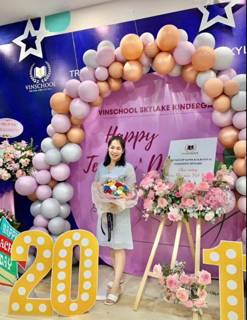 Cô giáo Lê Thanh Minh - Người sáng lập lớp Luyện chữ đẹp và Tiền tiểu học cô Minh