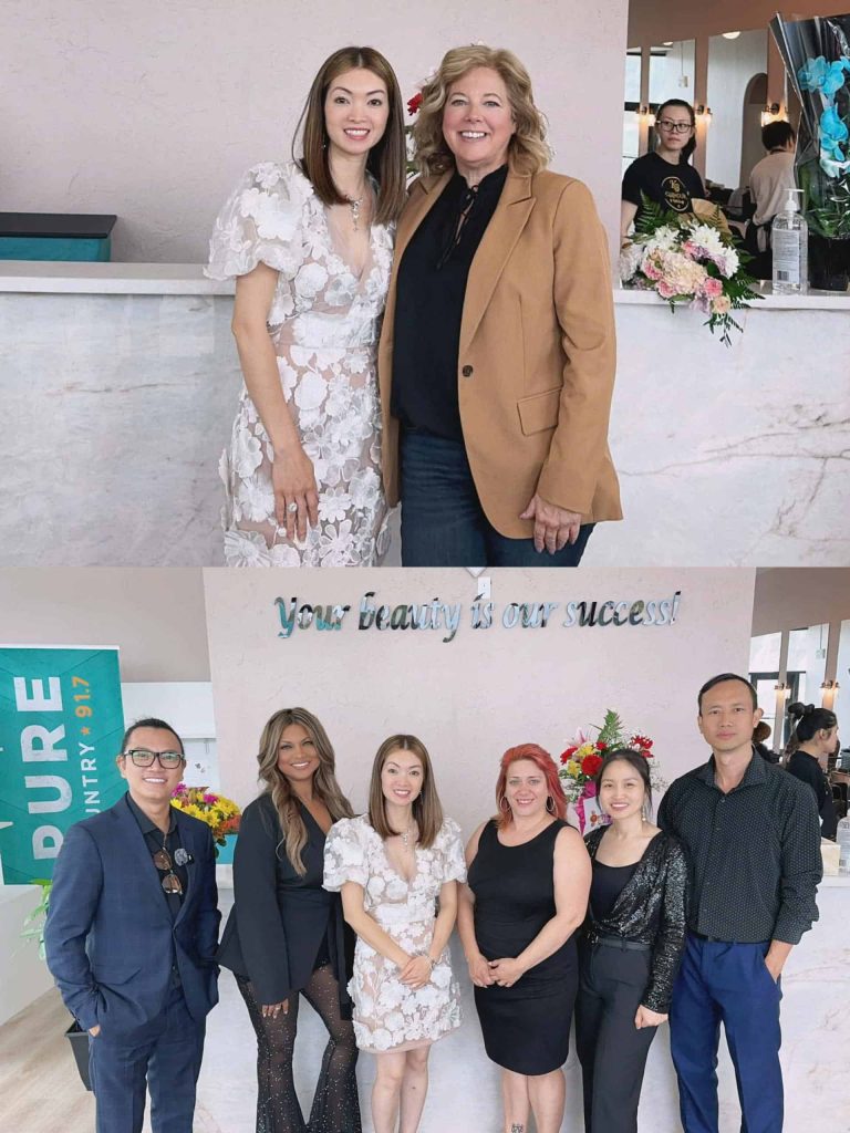 Chuyên gia Bùi Kim Thanh cùng các đối tác và Nghị sĩ Quốc Hội thành phố Sudbury [Bùi Kim Thanh with her partners and the Member of Parliament of Sudbury City]