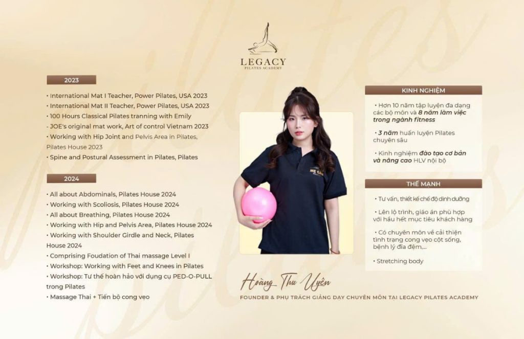 HLV Pilates Hoàng Thu Uyên