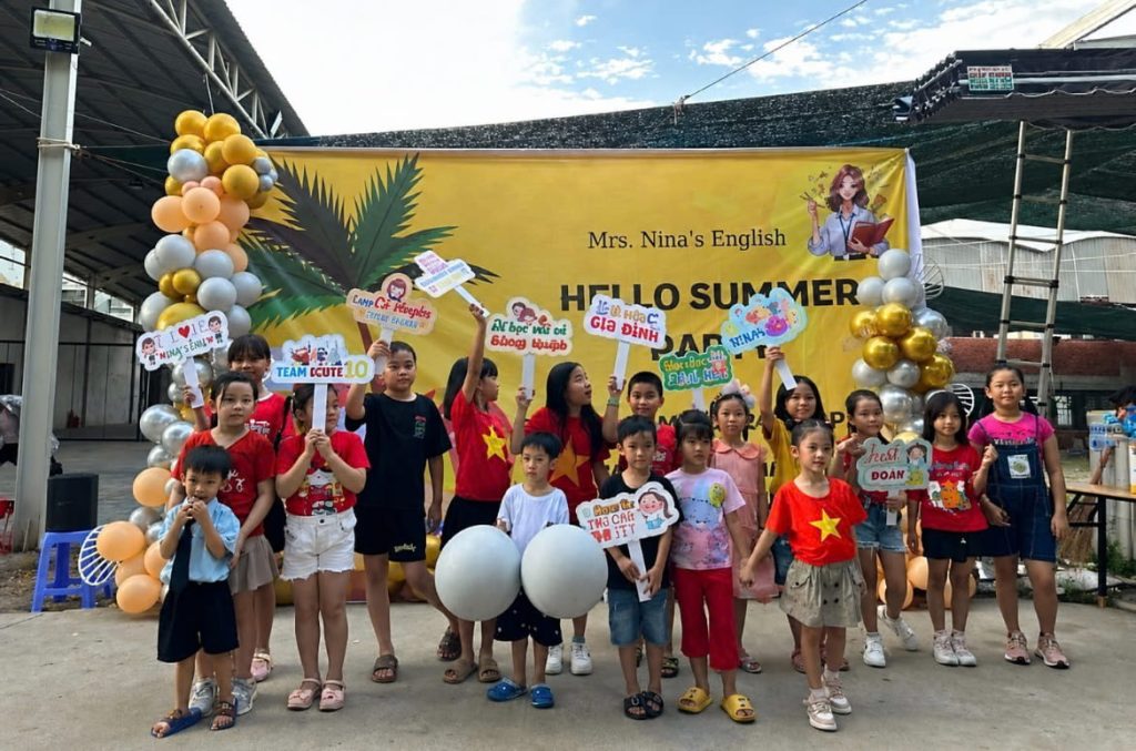 “Tiếng Anh cô Nina - Golden Choice English” chú trọng phát triển khả năng tự học và sự tự tin cho trẻ