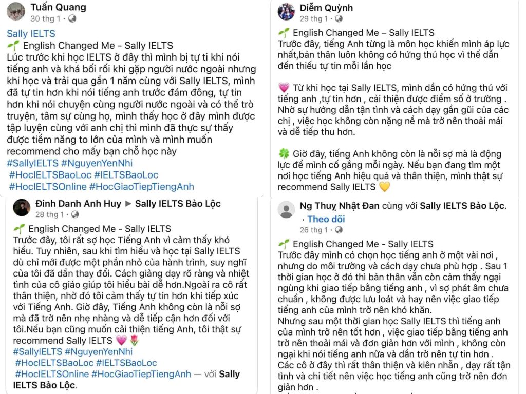Ms. Sally cho rằng điều quý giá nhất của việc học IELTS không nằm ở đích đến, mà ở sự trưởng thành và bền bỉ của người học trên suốt hành trình