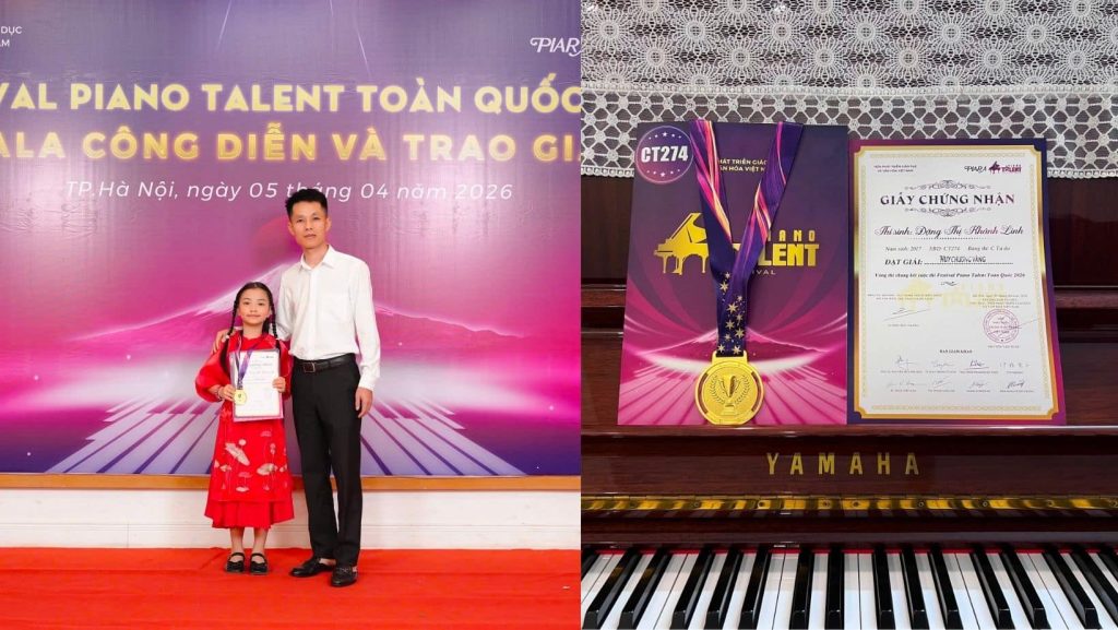 HCV Piano Talent Toàn quốc 2026 là cột mốc đáng tự hào của thầy trò xứ Nghệ và Trung tâm nghệ thuật Linh Piano