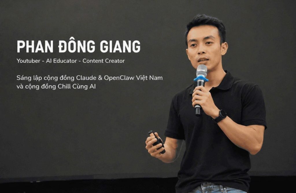 AI Instructor Phan Đông Giang cho rằng AI cần được khai thác như một năng lực làm việc mới