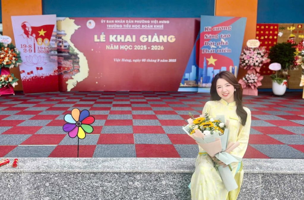 Cô Hương Giang là Founder của trung tâm tiếng Anh Ms Giang English